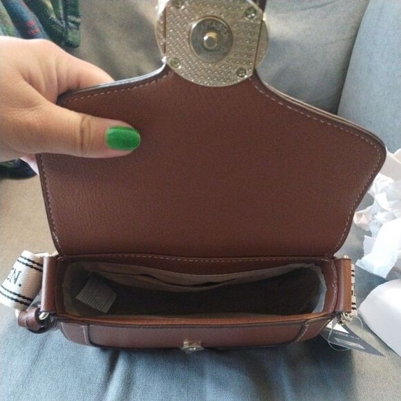 U.S. Polo Assn. Tan Crossbody Bag with Logo Strap NWT - Picture 3 of 5